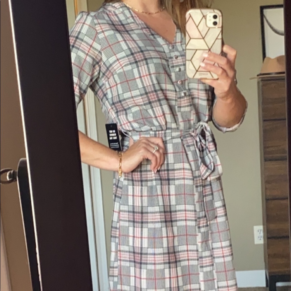 Flannel dress